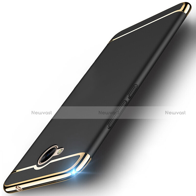 Luxury Metal Frame and Plastic Back Cover for Huawei Honor Play 6 Black