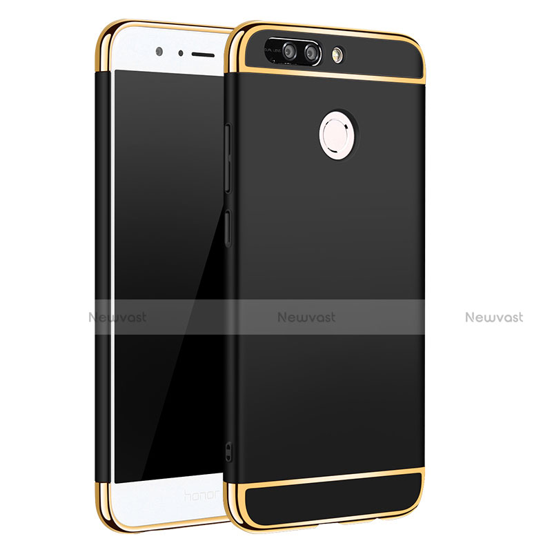 Luxury Metal Frame and Plastic Back Cover for Huawei Honor V9 Black