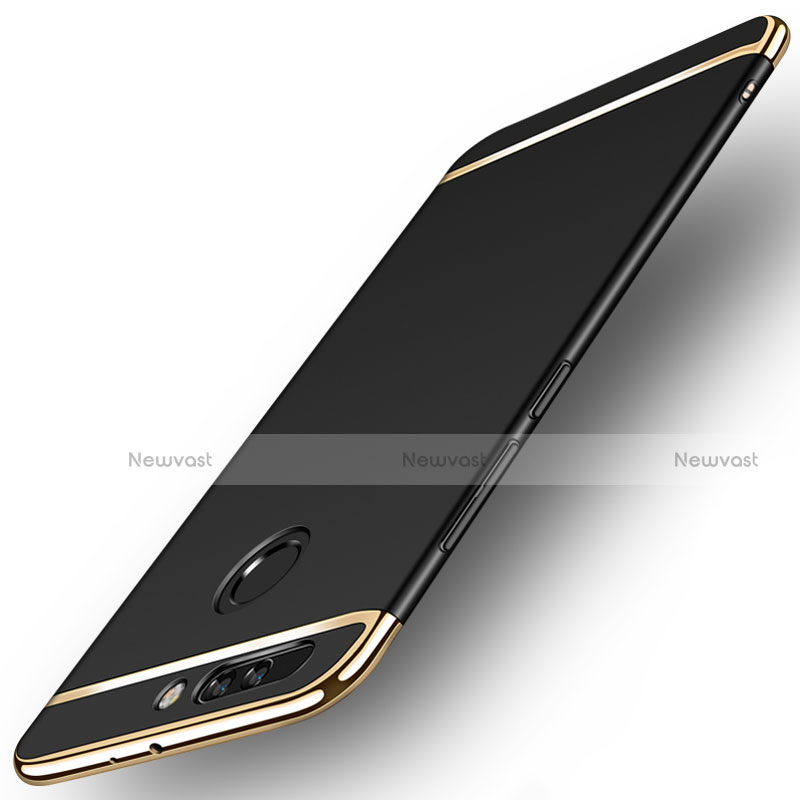 Luxury Metal Frame and Plastic Back Cover for Huawei Honor V9 Black