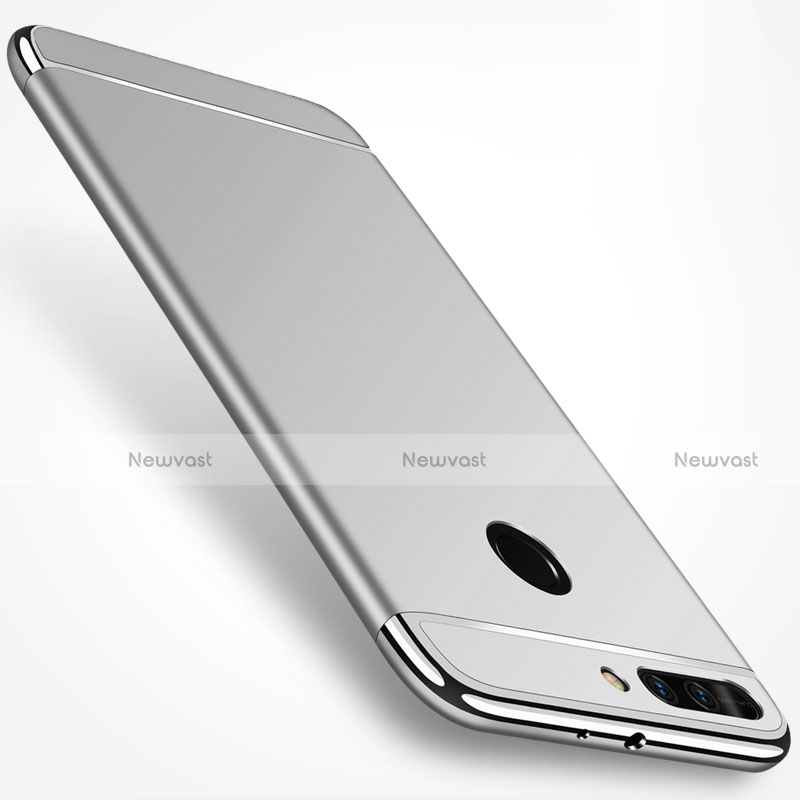 Luxury Metal Frame and Plastic Back Cover for Huawei Honor V9 Silver