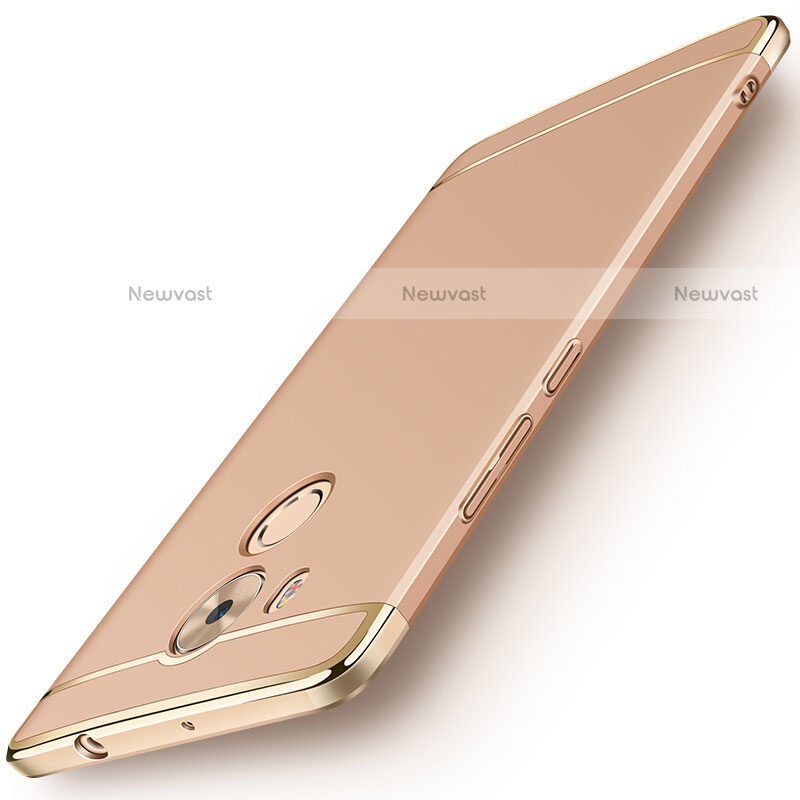 Luxury Metal Frame and Plastic Back Cover for Huawei Mate 8 Gold