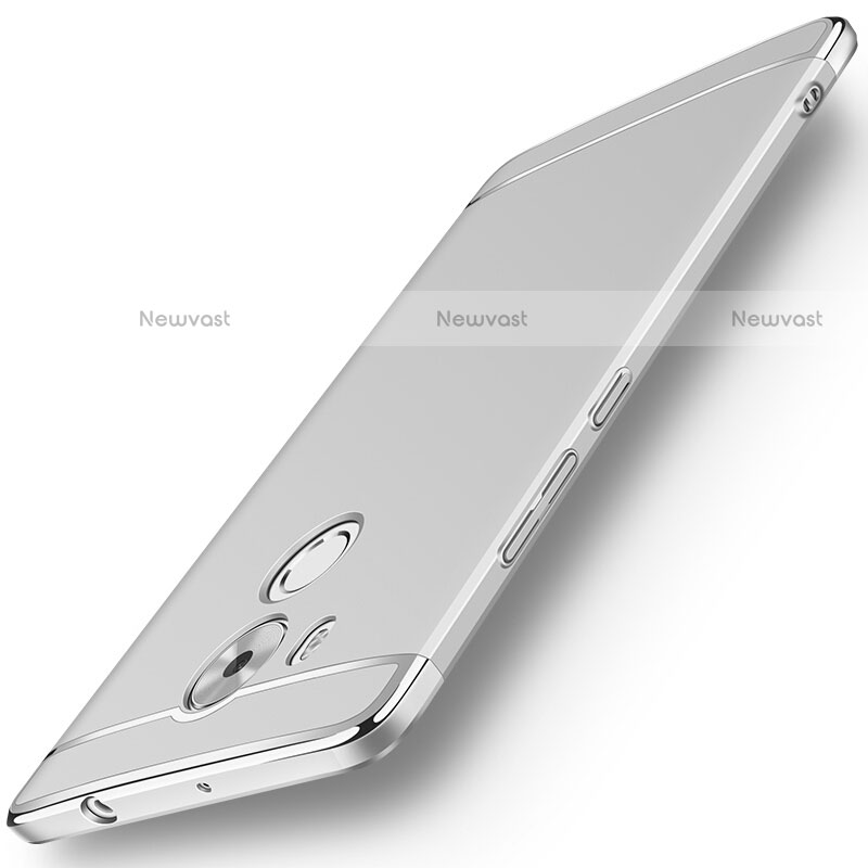 Luxury Metal Frame and Plastic Back Cover for Huawei Mate 8 Silver
