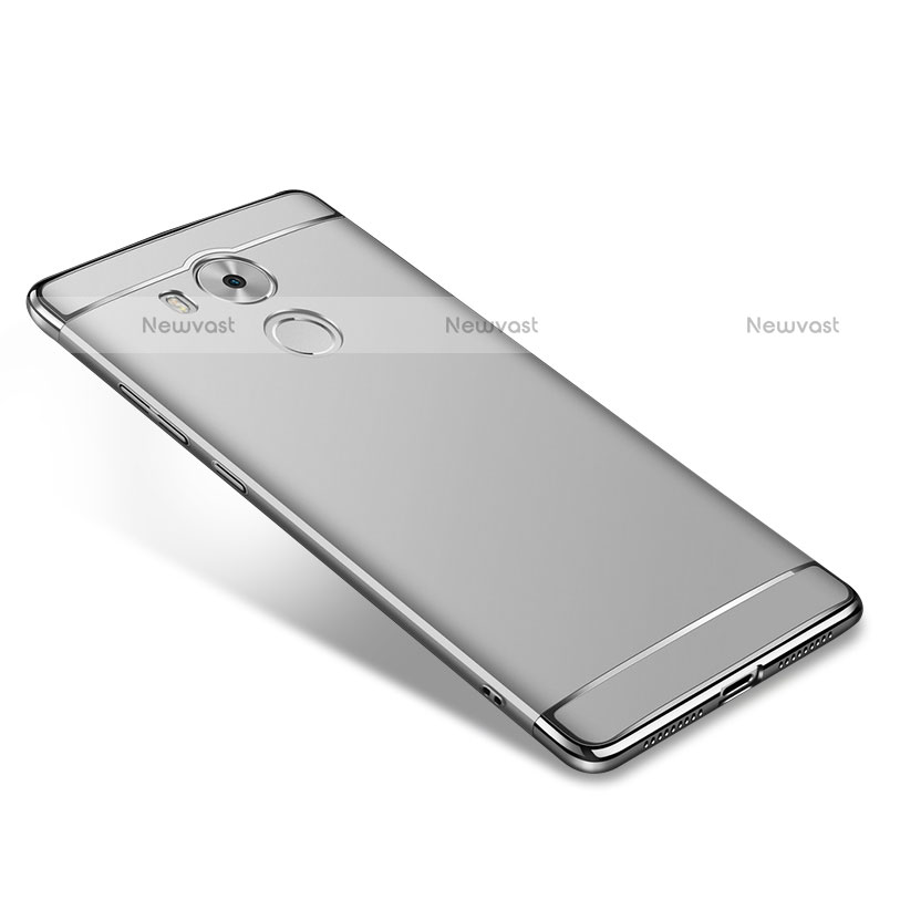 Luxury Metal Frame and Plastic Back Cover for Huawei Mate 8 Silver