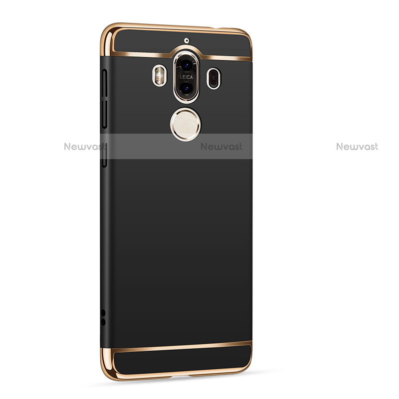 Luxury Metal Frame and Plastic Back Cover for Huawei Mate 9 Black