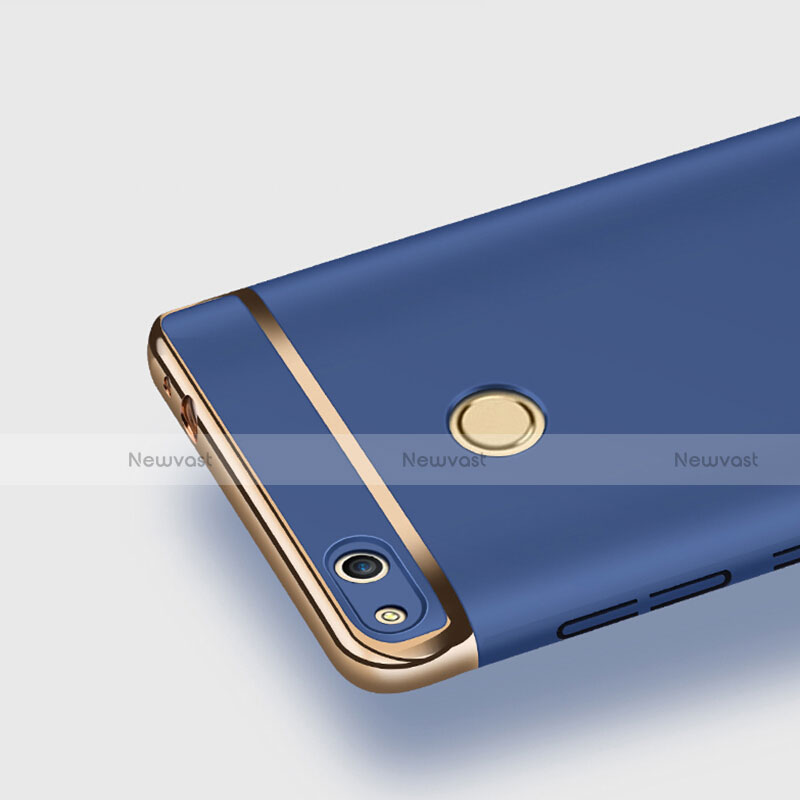 Luxury Metal Frame and Plastic Back Cover for Huawei Nova Lite Blue