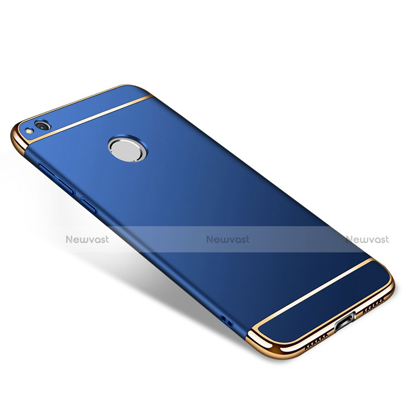 Luxury Metal Frame and Plastic Back Cover for Huawei Nova Lite Blue