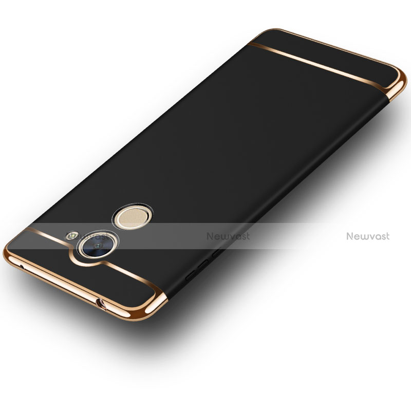 Luxury Metal Frame and Plastic Back Cover for Huawei Y7 Prime Black