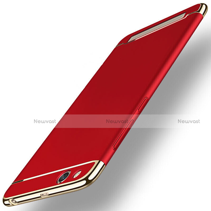 Luxury Metal Frame and Plastic Back Cover for Xiaomi Redmi 5A Red