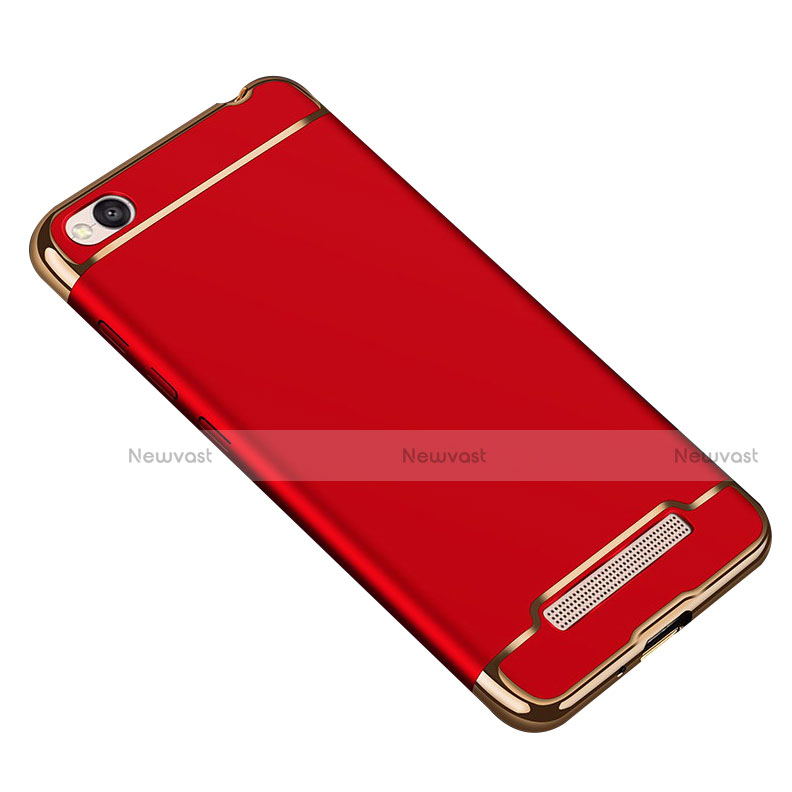 Luxury Metal Frame and Plastic Back Cover for Xiaomi Redmi 5A Red