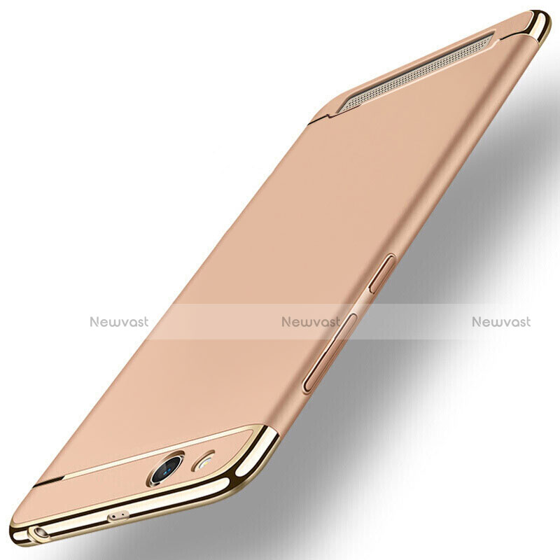 Luxury Metal Frame and Plastic Back Cover for Xiaomi Redmi 5A Rose Gold