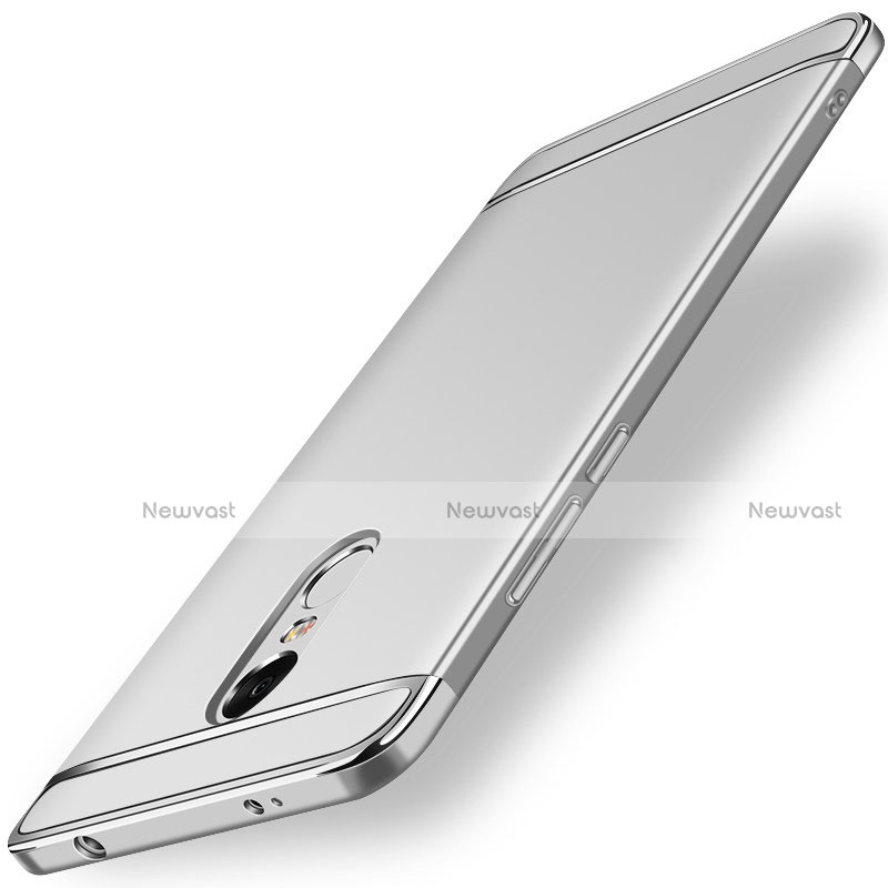 Luxury Metal Frame and Plastic Back Cover for Xiaomi Redmi Note 4 Standard Edition Silver