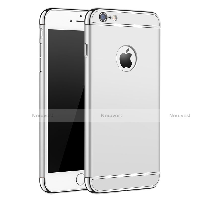 Luxury Metal Frame and Plastic Back Cover M01 for Apple iPhone 6S Plus Silver
