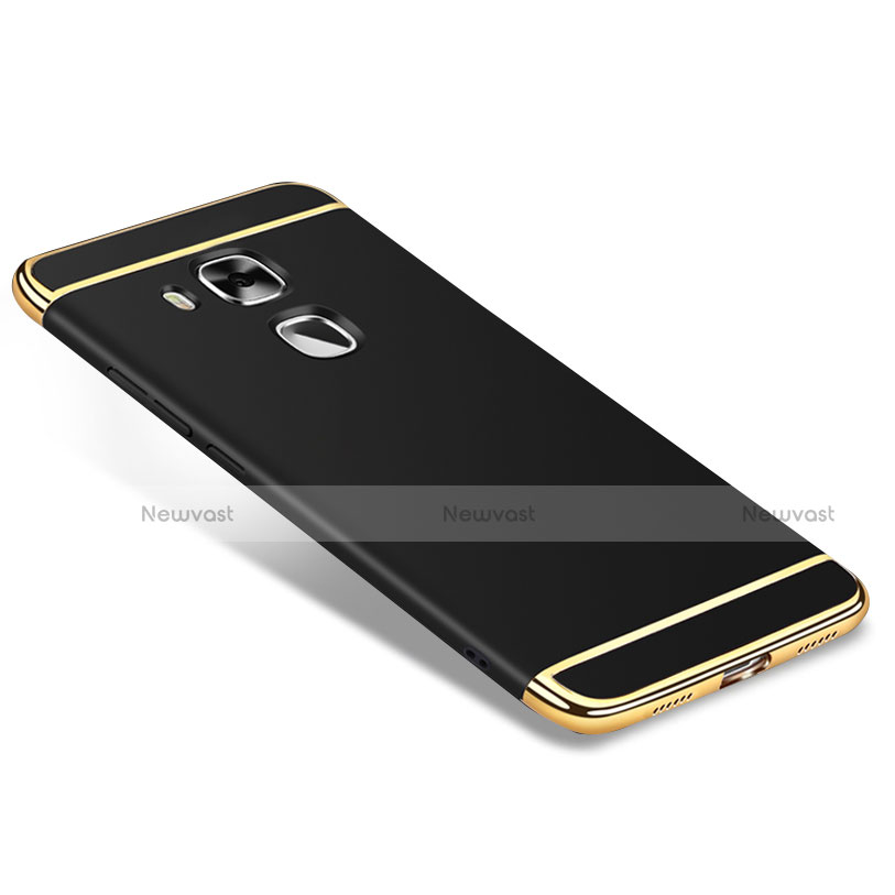 Luxury Metal Frame and Plastic Back Cover M01 for Huawei G9 Plus Black