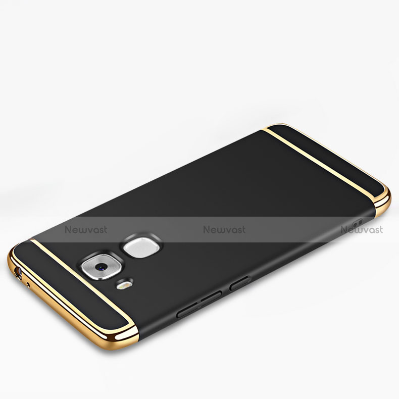 Luxury Metal Frame and Plastic Back Cover M01 for Huawei G9 Plus Black