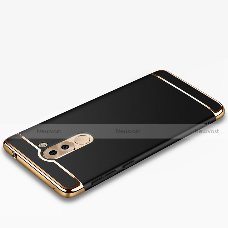 Luxury Metal Frame and Plastic Back Cover M02 for Huawei GR5 (2017) Black