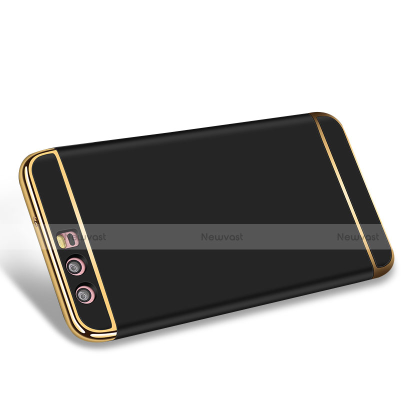Luxury Metal Frame and Plastic Back Cover M02 for Huawei P10 Black
