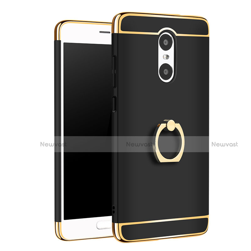 Luxury Metal Frame and Plastic Back Cover with Finger Ring Stand A01 for Xiaomi Redmi Pro