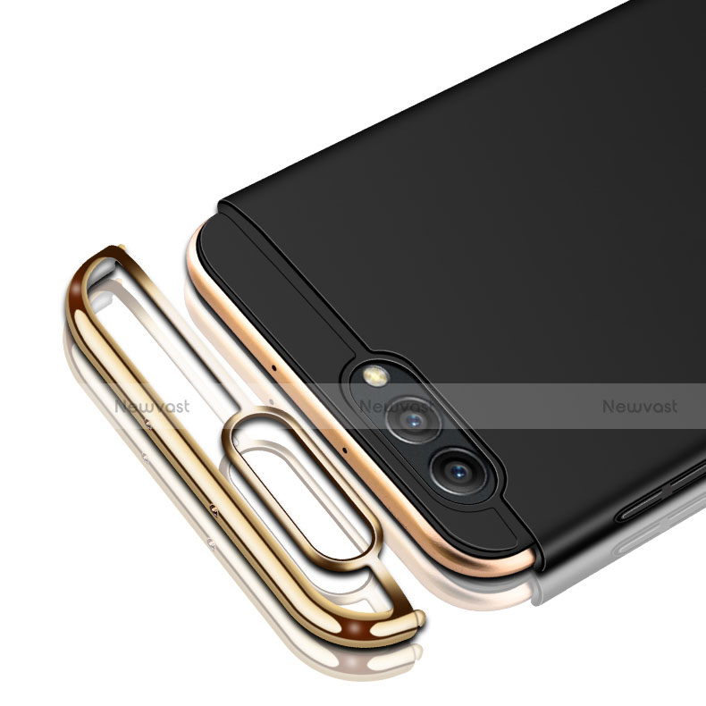 Luxury Metal Frame and Plastic Back Cover with Lanyard for Huawei Honor View 10