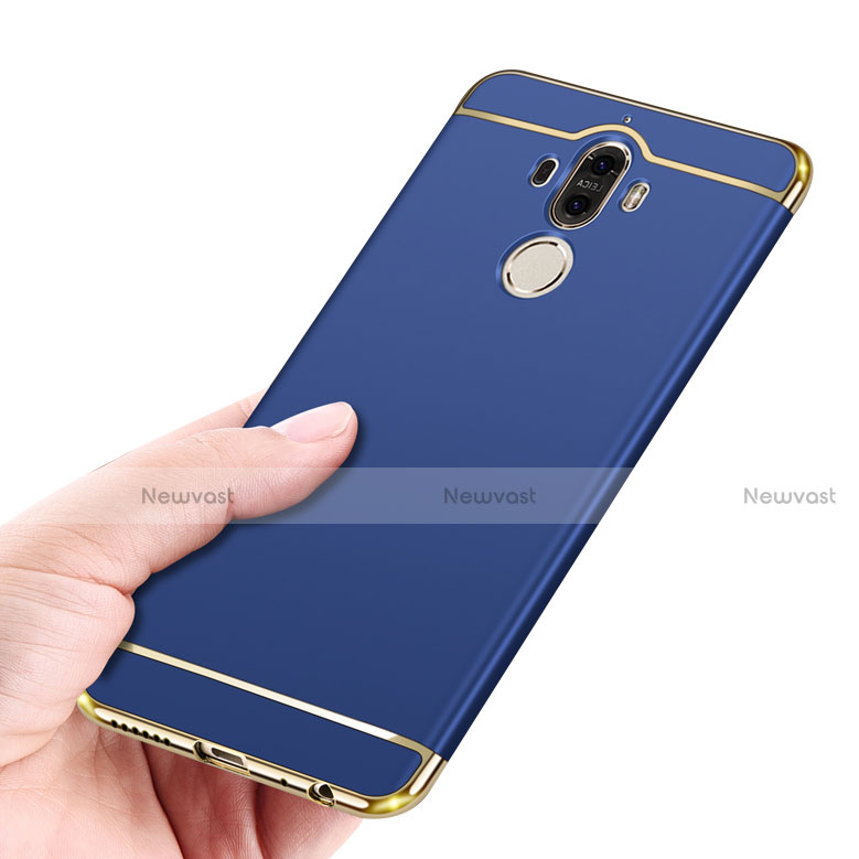 Luxury Metal Frame and Plastic Back Cover with Lanyard for Huawei Nova 2i