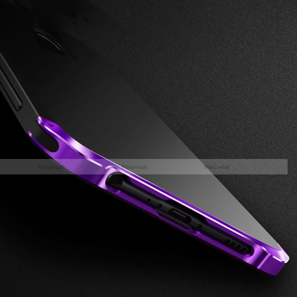 Luxury Metal Frame and Silicone Back Cover Case M02 for Oppo R17 Pro