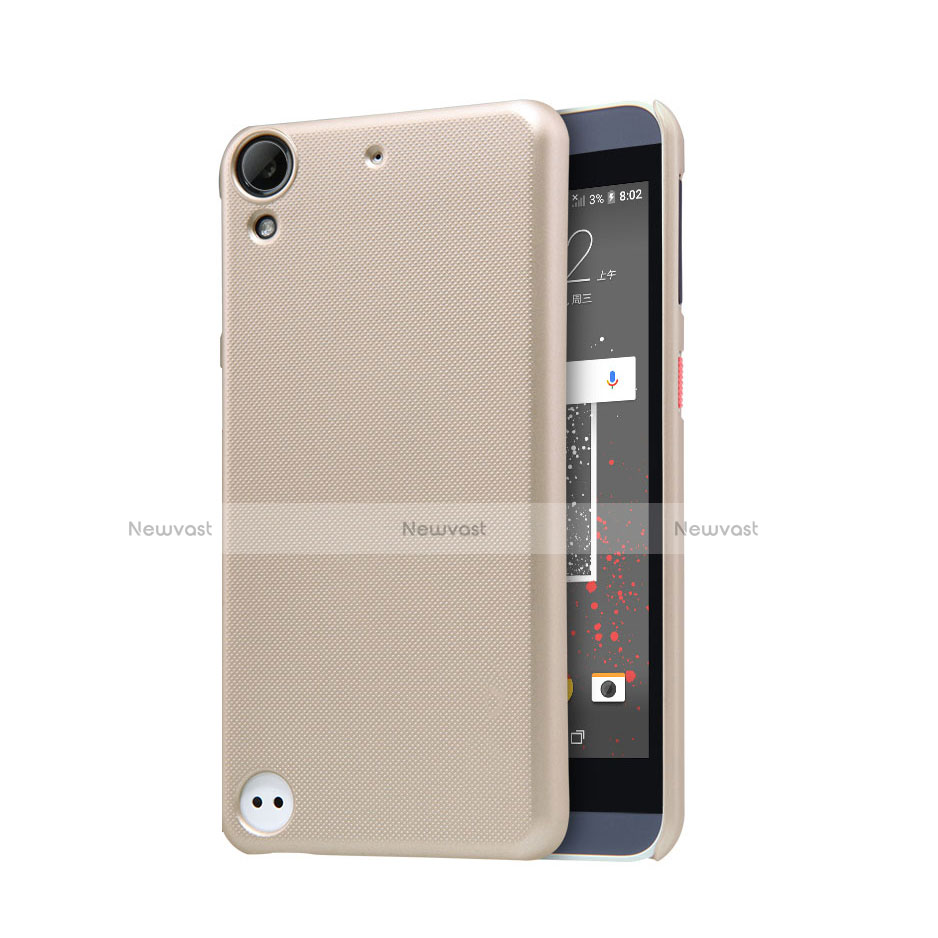 Mesh Hole Hard Rigid Case Back Cover for HTC Desire 630 Gold