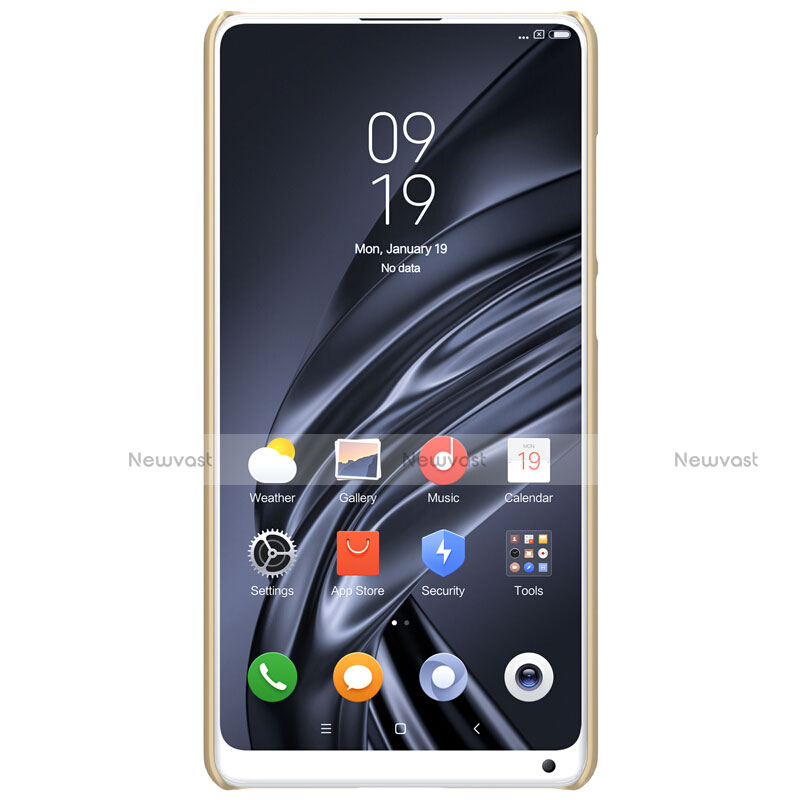 Mesh Hole Hard Rigid Case Back Cover for Xiaomi Mi Mix 2S Gold