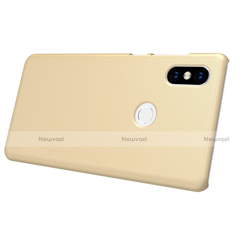 Mesh Hole Hard Rigid Case Back Cover for Xiaomi Mi Mix 2S Gold