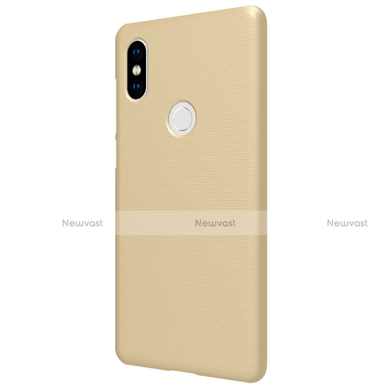 Mesh Hole Hard Rigid Case Back Cover for Xiaomi Mi Mix 2S Gold