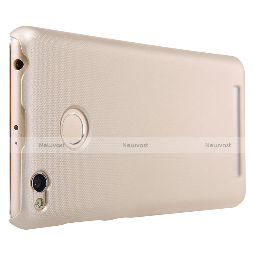 Mesh Hole Hard Rigid Case Back Cover for Xiaomi Redmi 3S Gold