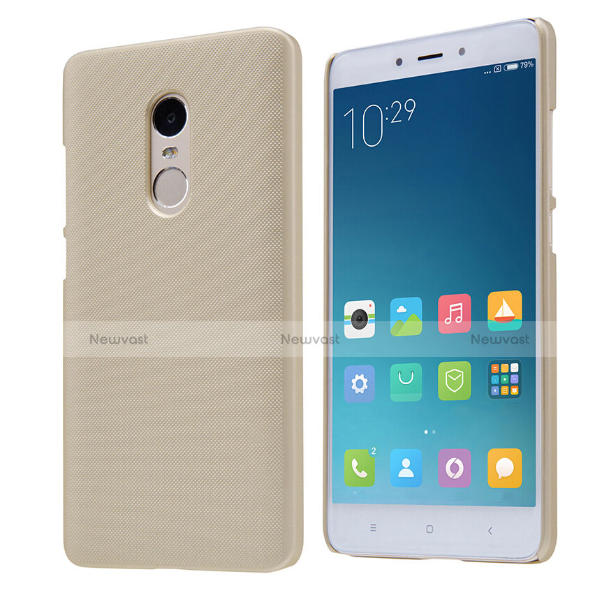 Mesh Hole Hard Rigid Case Back Cover for Xiaomi Redmi Note 4X High Edition Gold