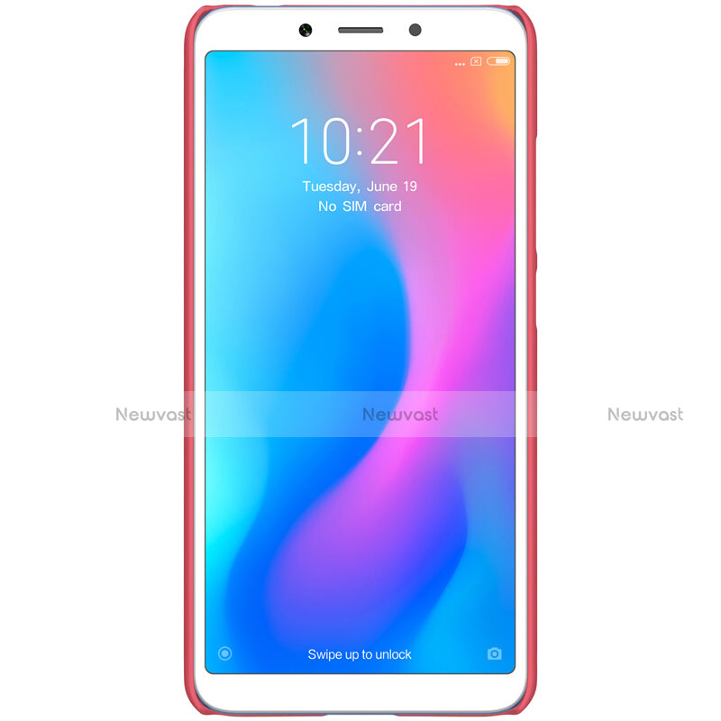 Mesh Hole Hard Rigid Cover for Xiaomi Redmi 6A Red