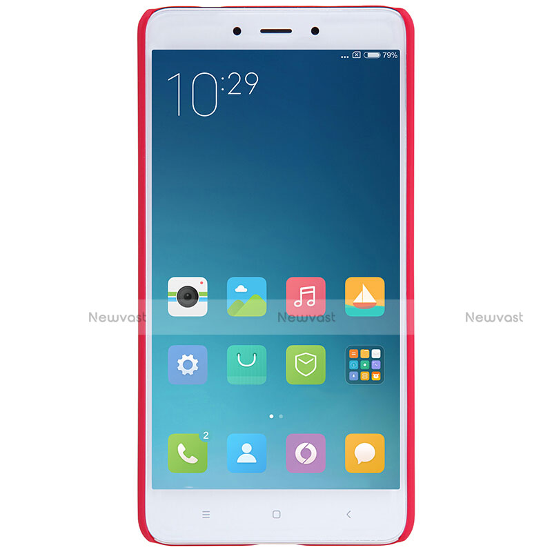 Mesh Hole Hard Rigid Cover for Xiaomi Redmi Note 4X High Edition Red