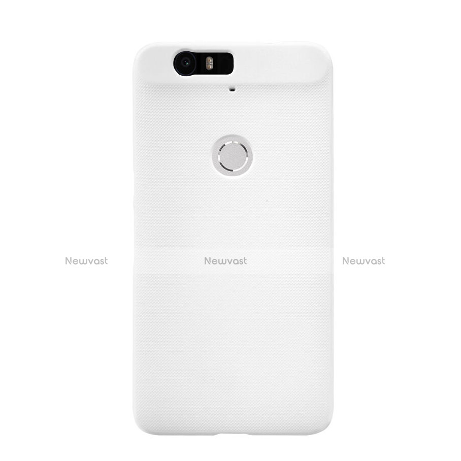 Mesh Hole Hard Rigid Snap On Case Cover for Google Nexus 6P White