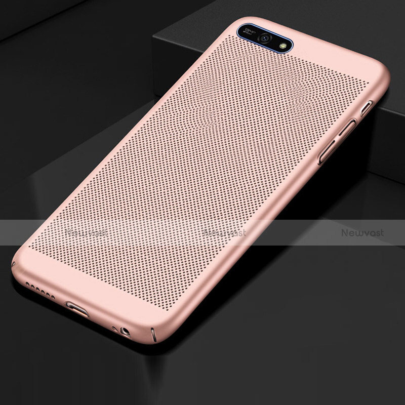Mesh Hole Hard Rigid Snap On Case Cover for Huawei Enjoy 8e