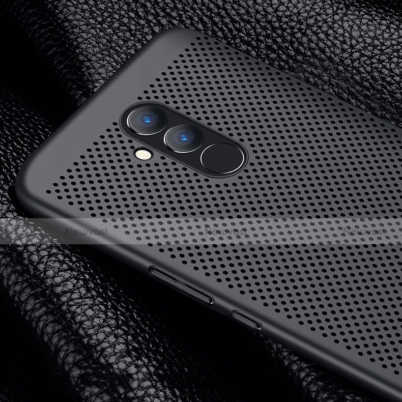 Mesh Hole Hard Rigid Snap On Case Cover for Huawei Mate 20 Lite