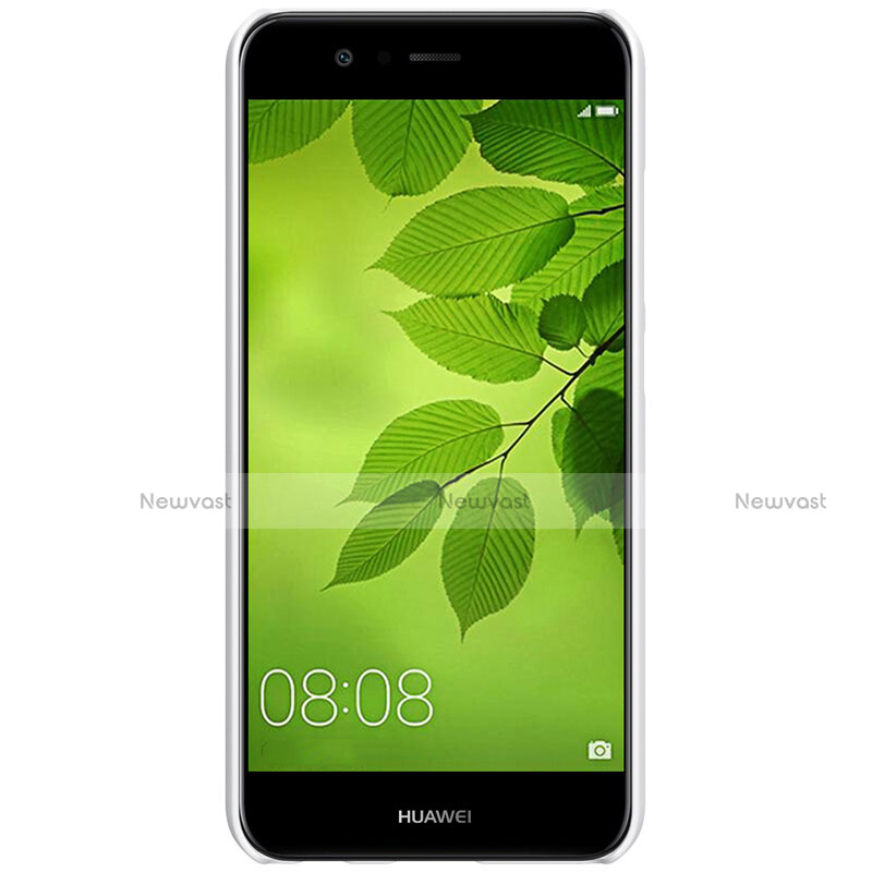 Mesh Hole Hard Rigid Snap On Case Cover for Huawei Nova 2 Plus White