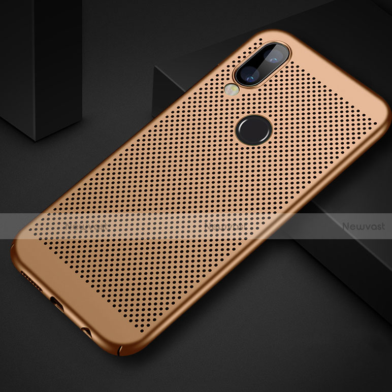 Mesh Hole Hard Rigid Snap On Case Cover for Huawei Nova 3e