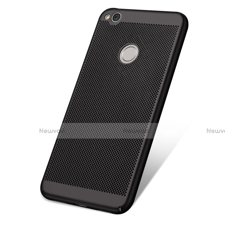 Mesh Hole Hard Rigid Snap On Case Cover for Huawei Nova Lite Black
