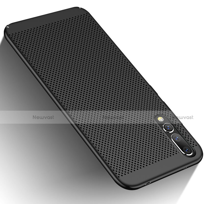 Mesh Hole Hard Rigid Snap On Case Cover for Huawei P20 Pro