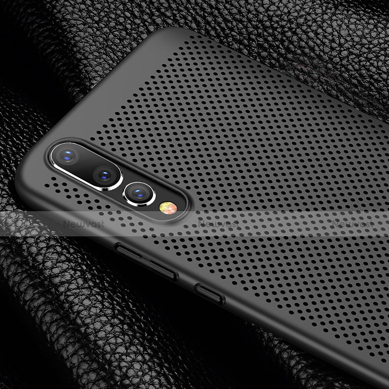 Mesh Hole Hard Rigid Snap On Case Cover for Huawei P20 Pro