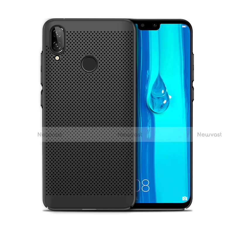 Mesh Hole Hard Rigid Snap On Case Cover for Huawei Y9 (2019)