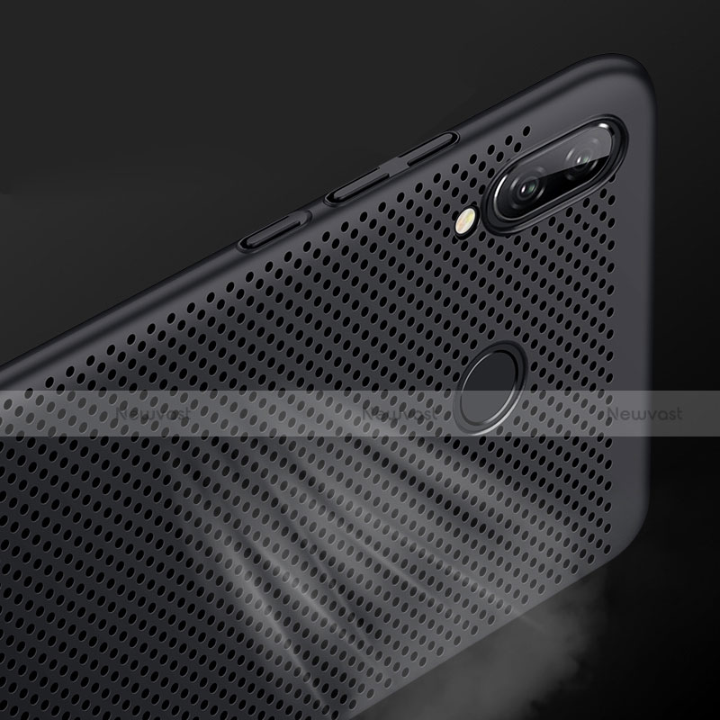 Mesh Hole Hard Rigid Snap On Case Cover for Huawei Y9 (2019)