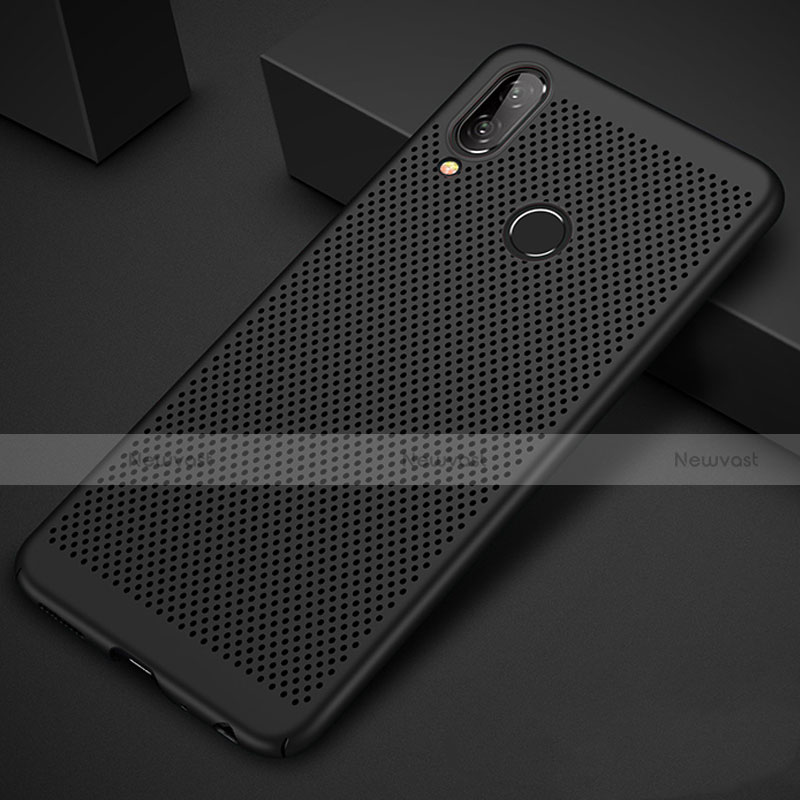 Mesh Hole Hard Rigid Snap On Case Cover for Huawei Y9 (2019)