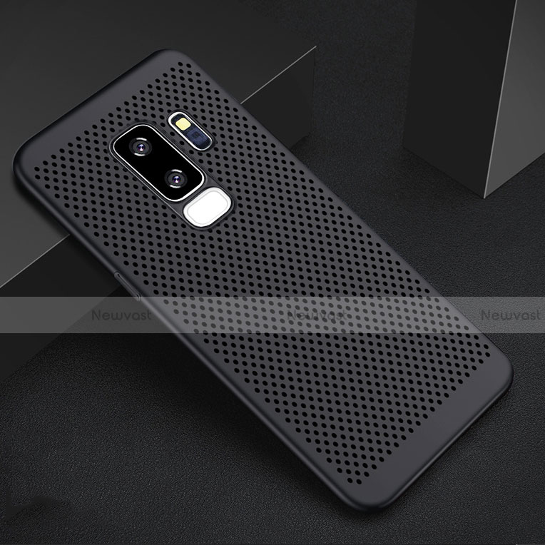 Mesh Hole Hard Rigid Snap On Case Cover for Samsung Galaxy S9 Plus