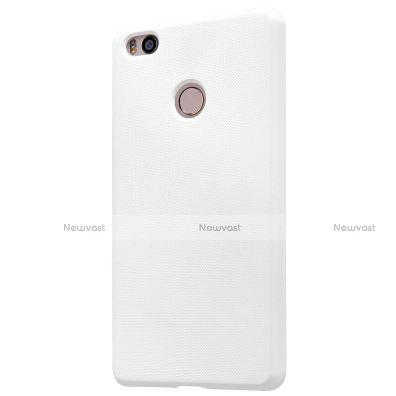Mesh Hole Hard Rigid Snap On Case Cover for Xiaomi Mi 4S White
