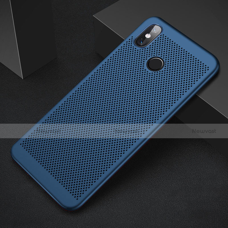 Mesh Hole Hard Rigid Snap On Case Cover for Xiaomi Mi 8