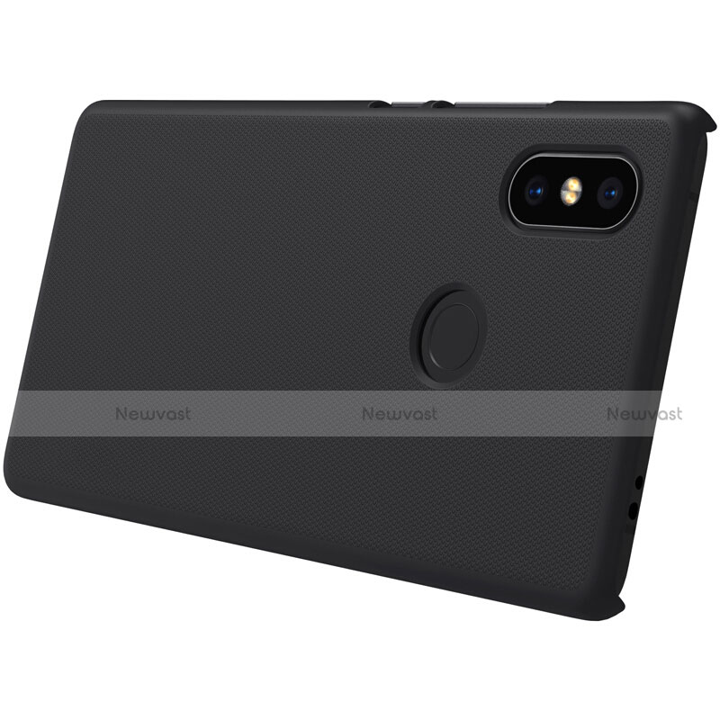 Mesh Hole Hard Rigid Snap On Case Cover for Xiaomi Mi 8 SE Black