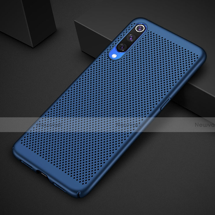 Mesh Hole Hard Rigid Snap On Case Cover for Xiaomi Mi 9 SE Blue