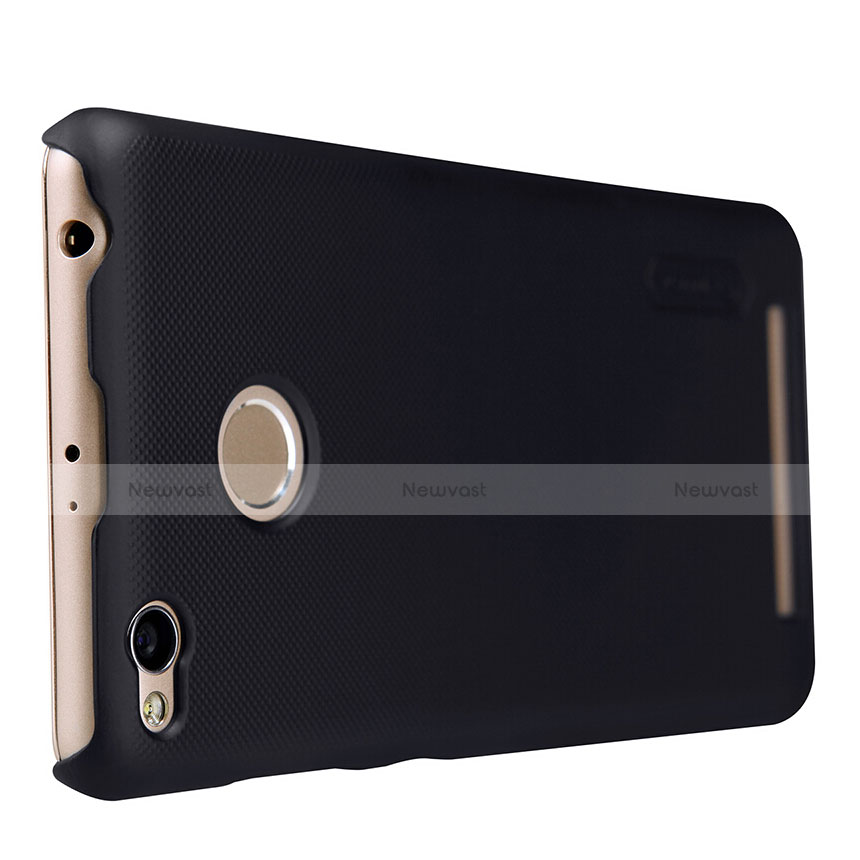 Mesh Hole Hard Rigid Snap On Case Cover for Xiaomi Redmi 3S Prime Black