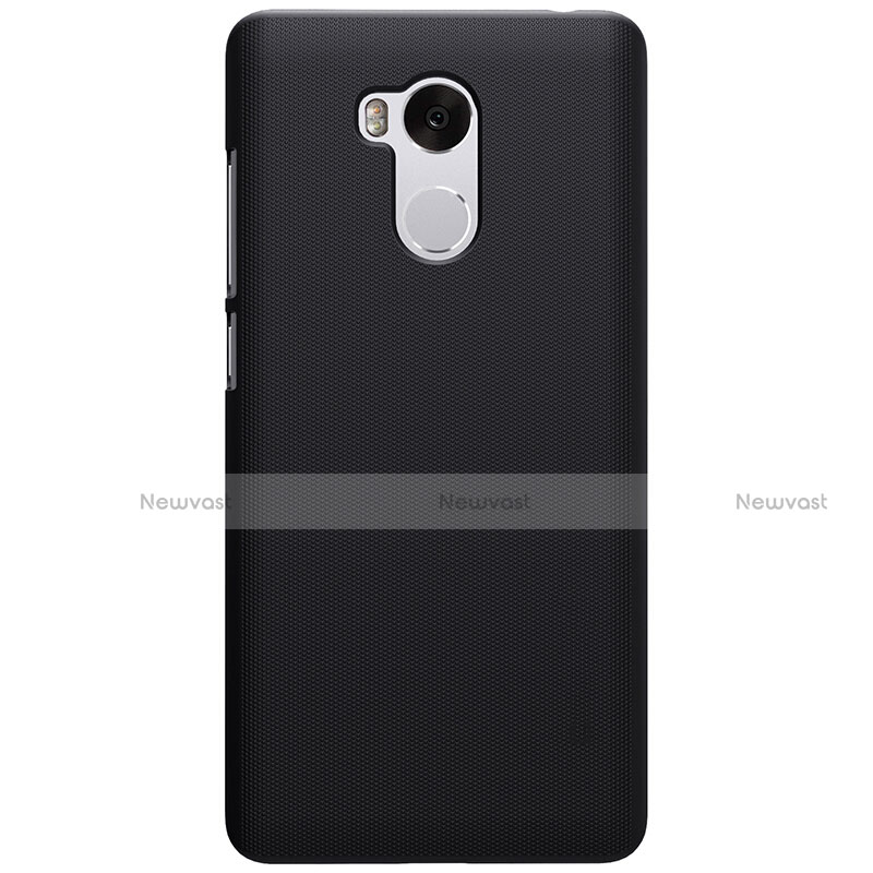 Mesh Hole Hard Rigid Snap On Case Cover for Xiaomi Redmi 4 Prime High Edition Black